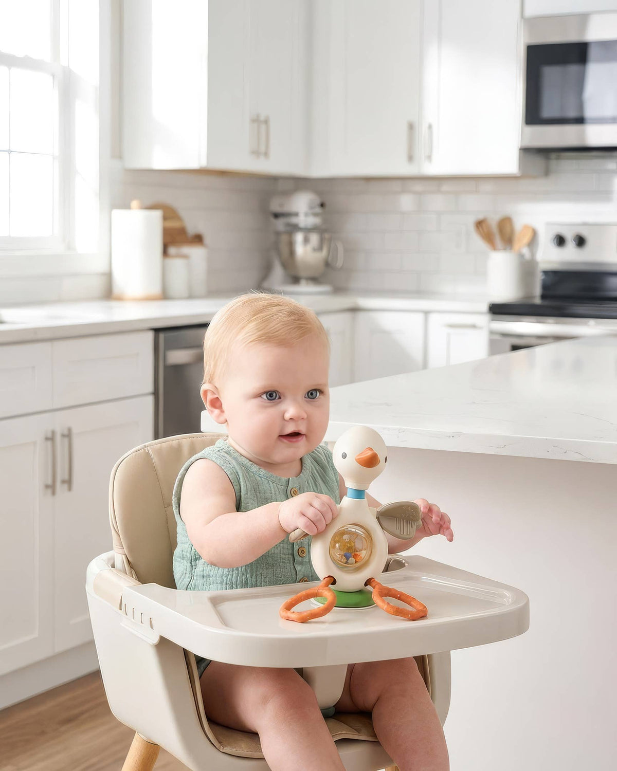 High Chair Sensory Toy Goose