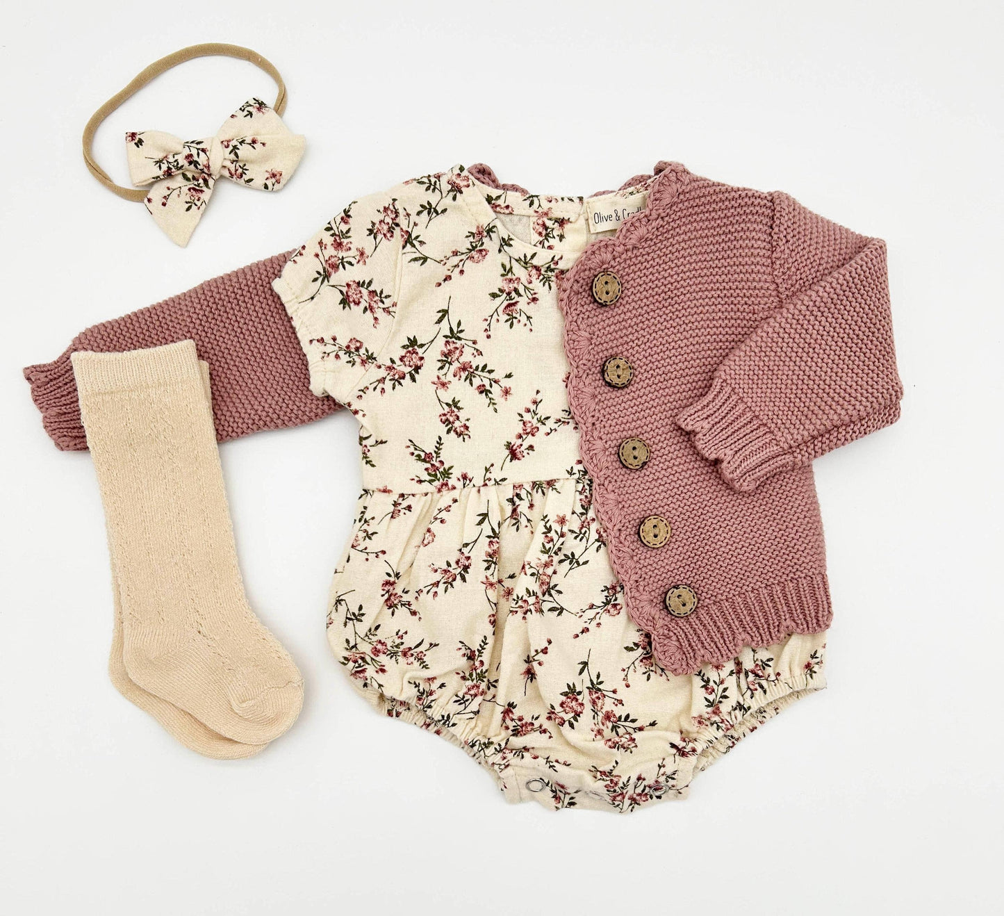 Anessa Romper Set: 2pc + Sand socks