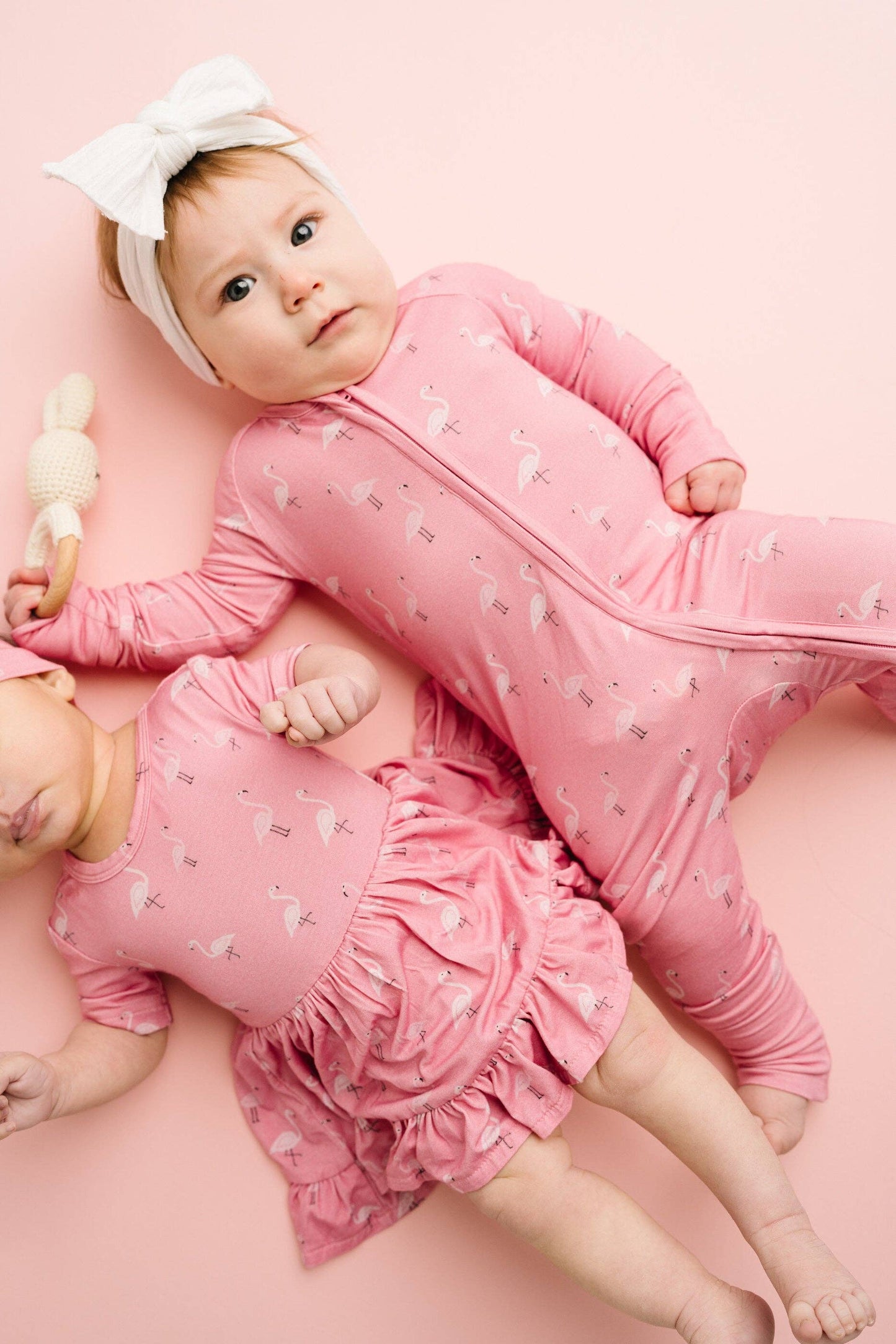 Pink Flamingo Bamboo Sleeper