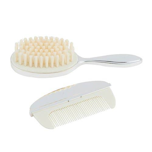 - Silver Brush & Comb -