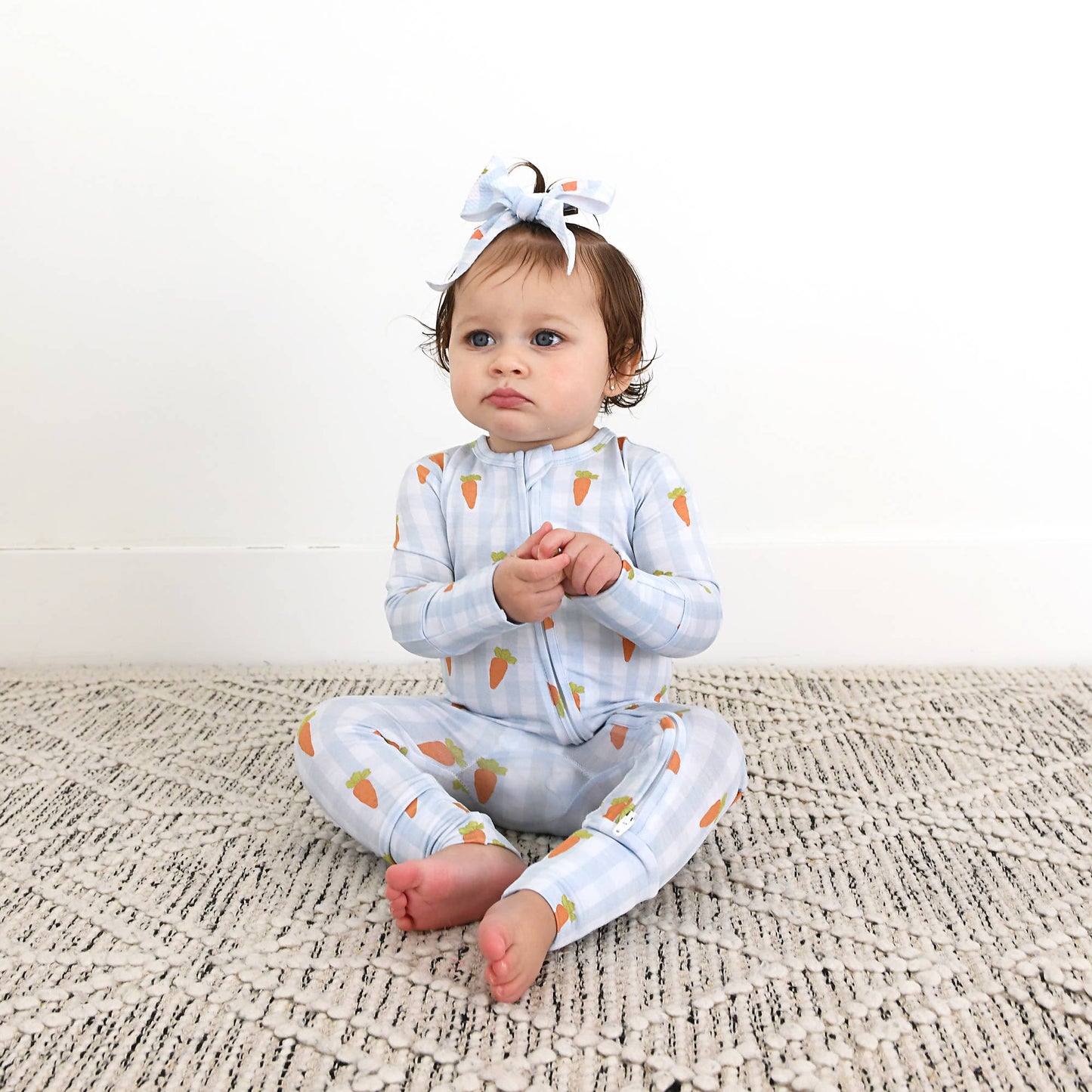 Henry Carrot Gingham Easter Outfit Sleepies