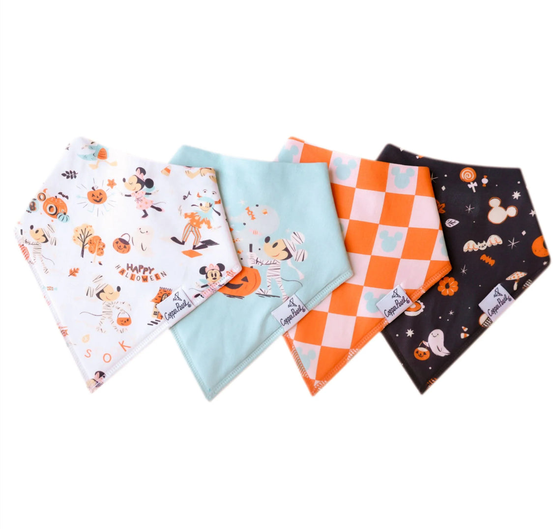 Mickey Mouse's Boo Bash Bandana Bib Set (4-pack)