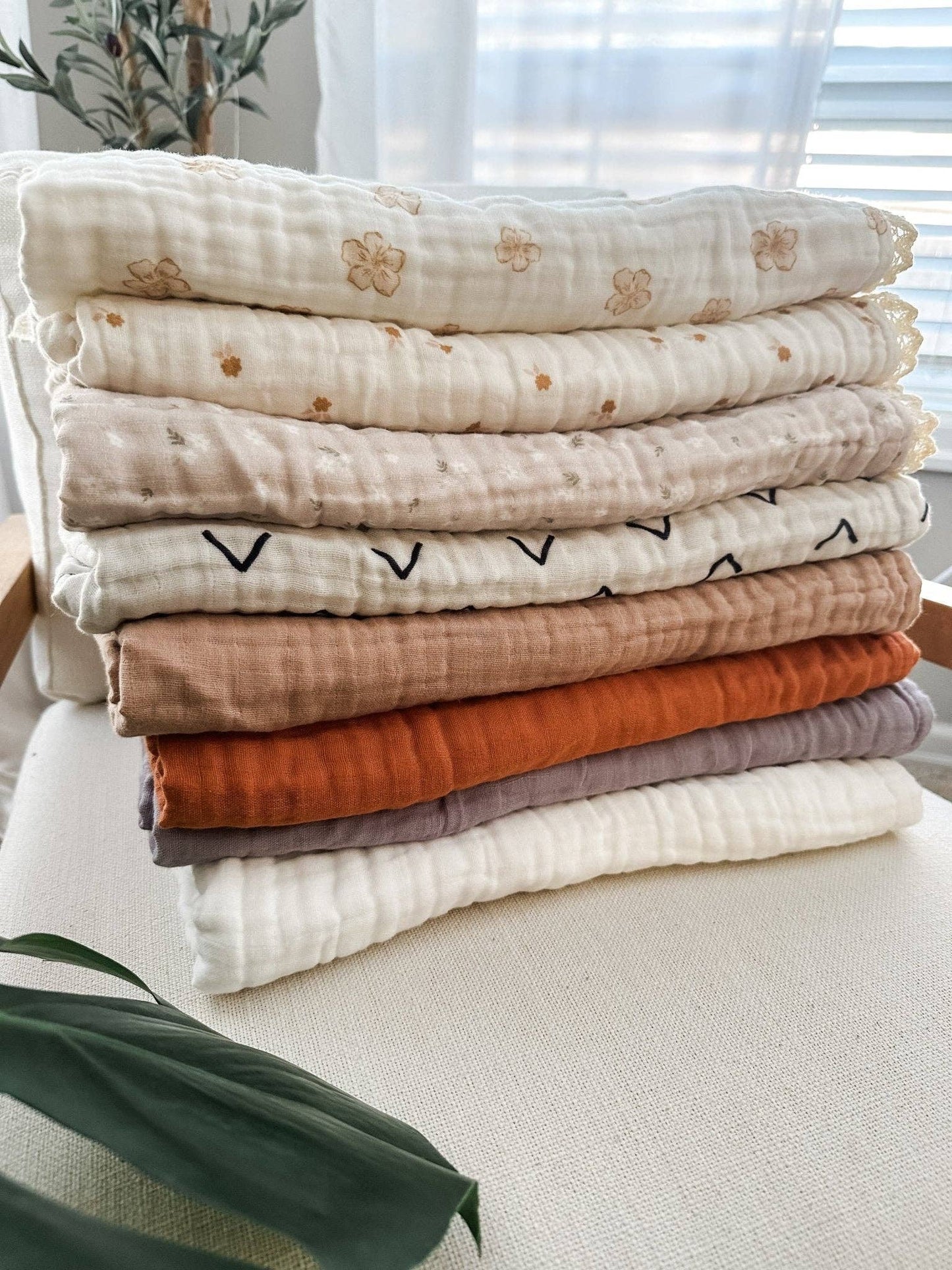 Muslin 6-Layer Blanket - White