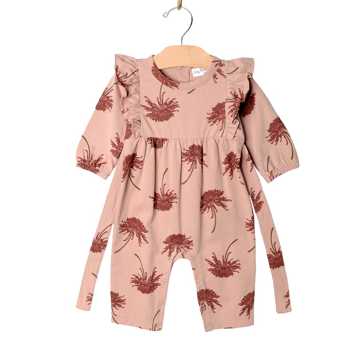 Chrysanthemum Flutter Romper | Cotton | 18-24M