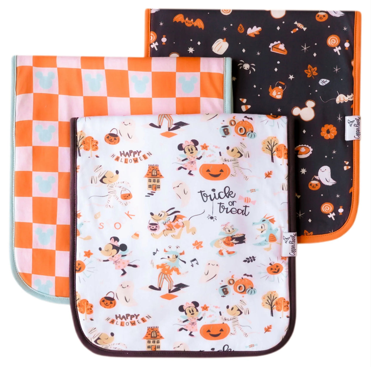 Mickey Mouse's Boo Bash Premium Burp Cloths