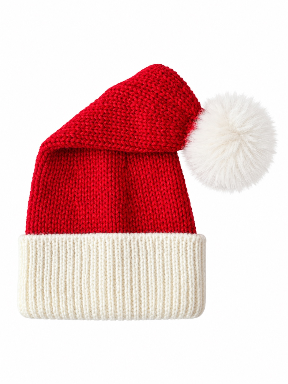 Knit Santa Hat,Red