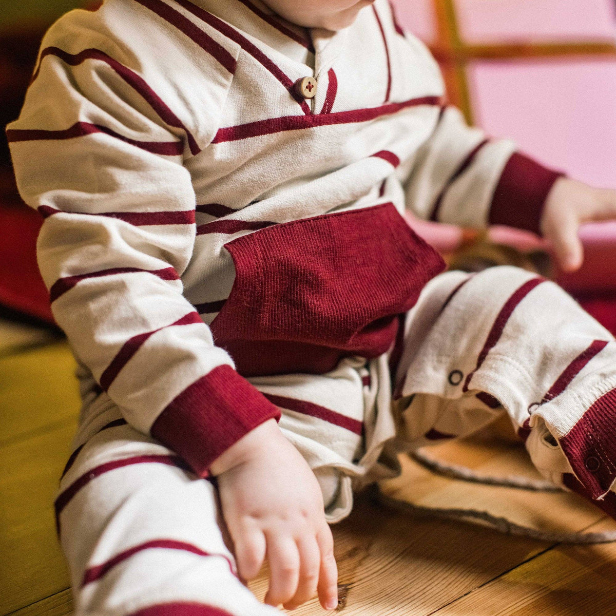 Shawl Collar Jumpsuit: 3-6M