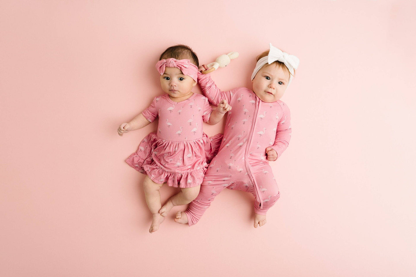 Pink Flamingo Bamboo Sleeper