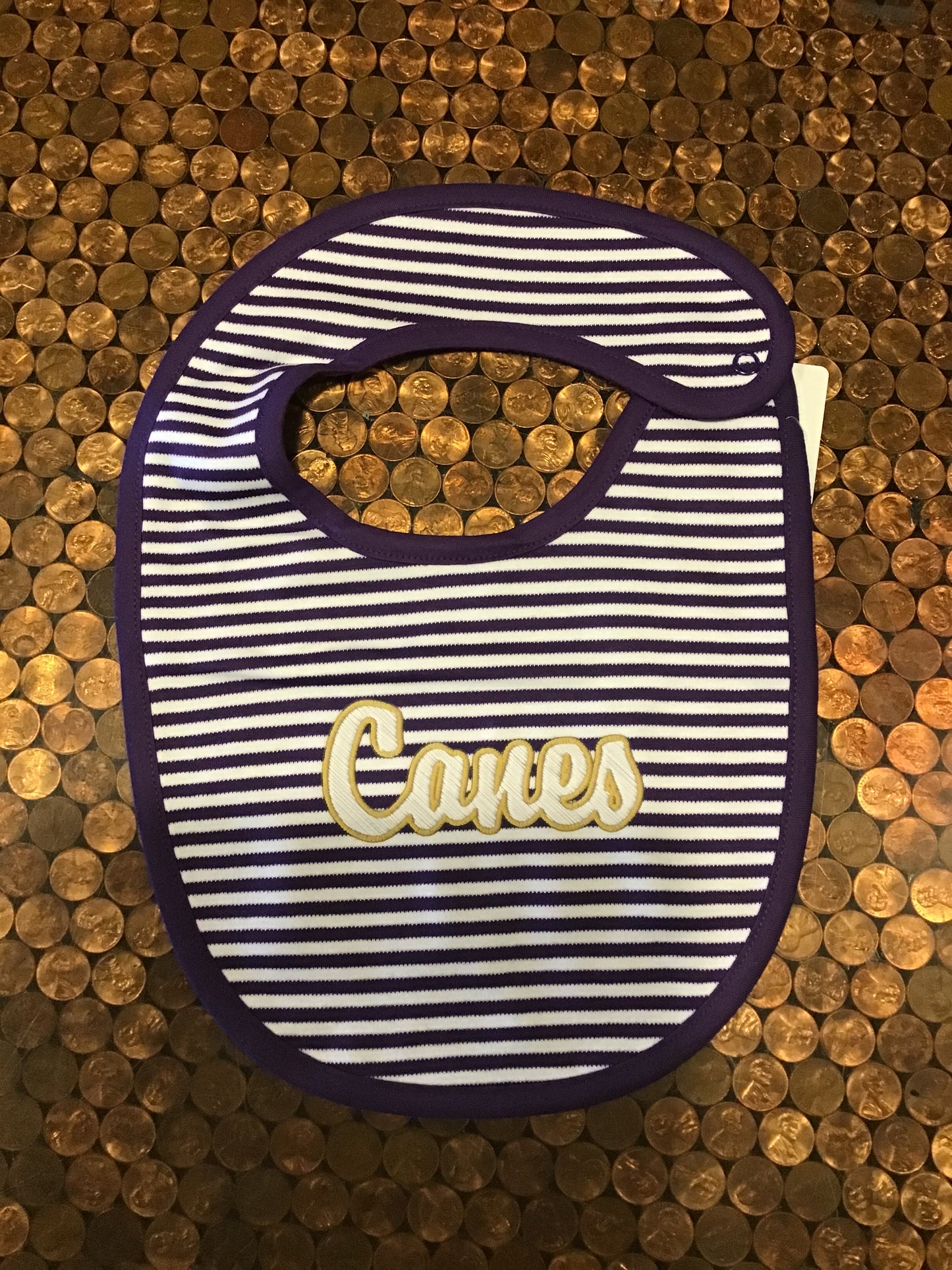Striped Canes Bib