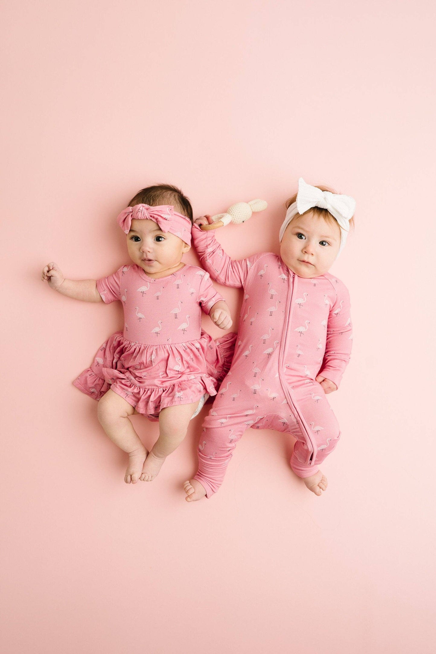 Pink Flamingo Bamboo Sleeper