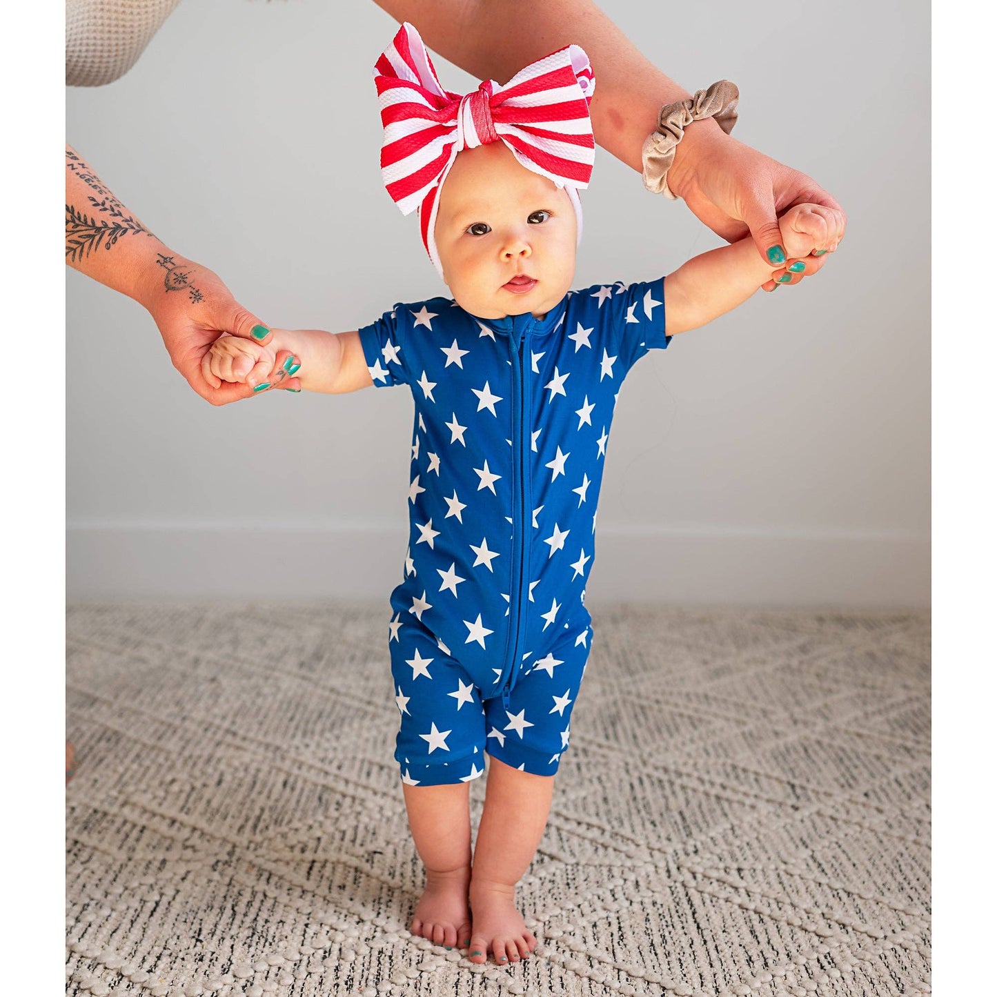Bamboo Baby Pajama USA 4th of July