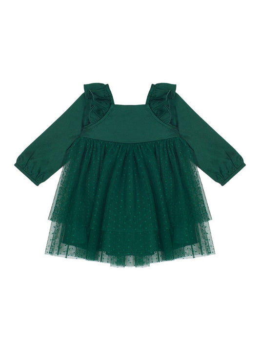 Mistletoe Emerald Dress: Green