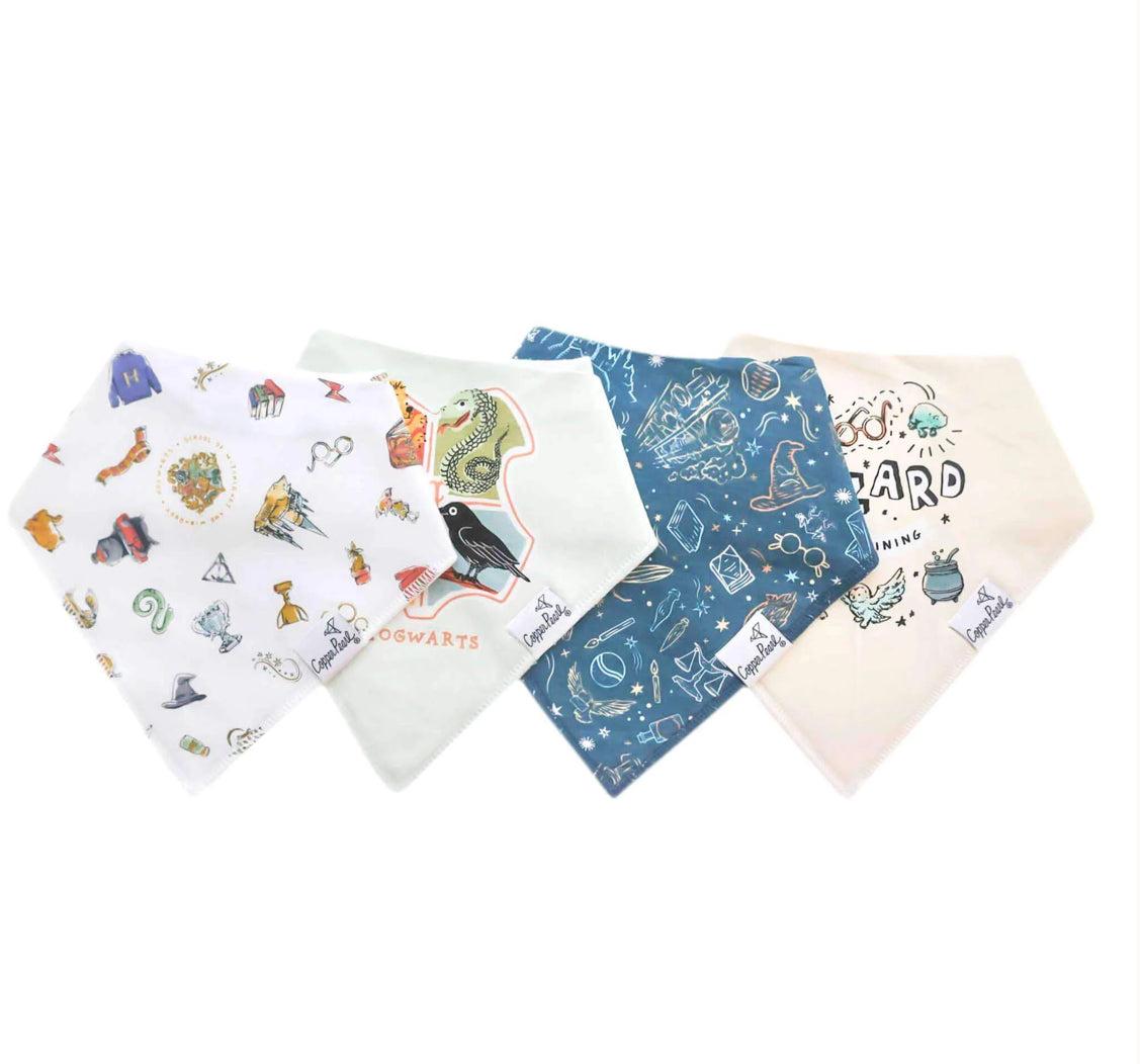 Wizarding World Bandana Bib Set (4-pack)