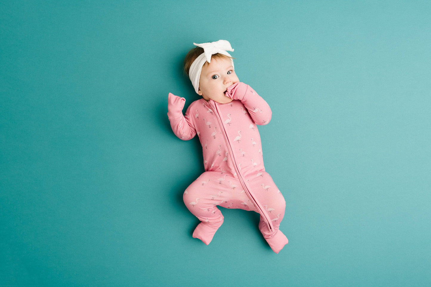 Pink Flamingo Bamboo Sleeper