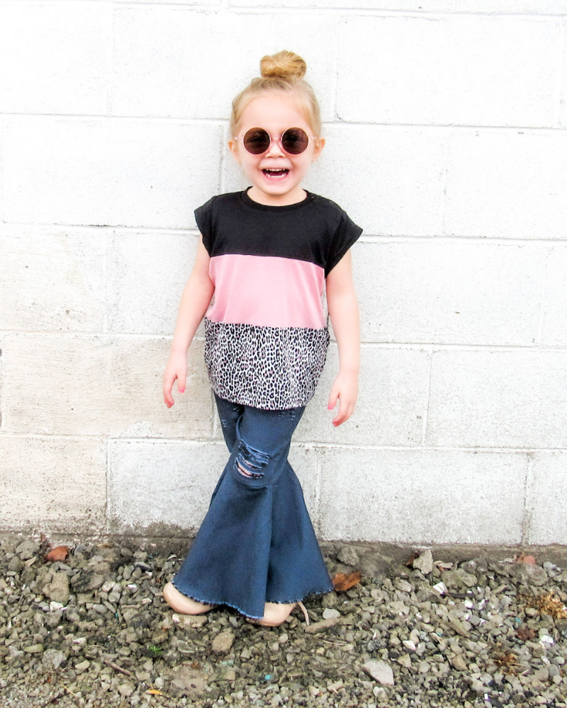 Barbie Bell Bottoms Dark Denim
