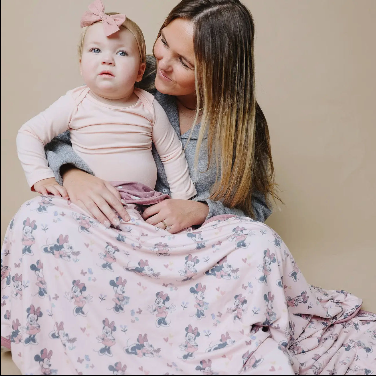 Three-Layer Quilt - Minnie Mouse