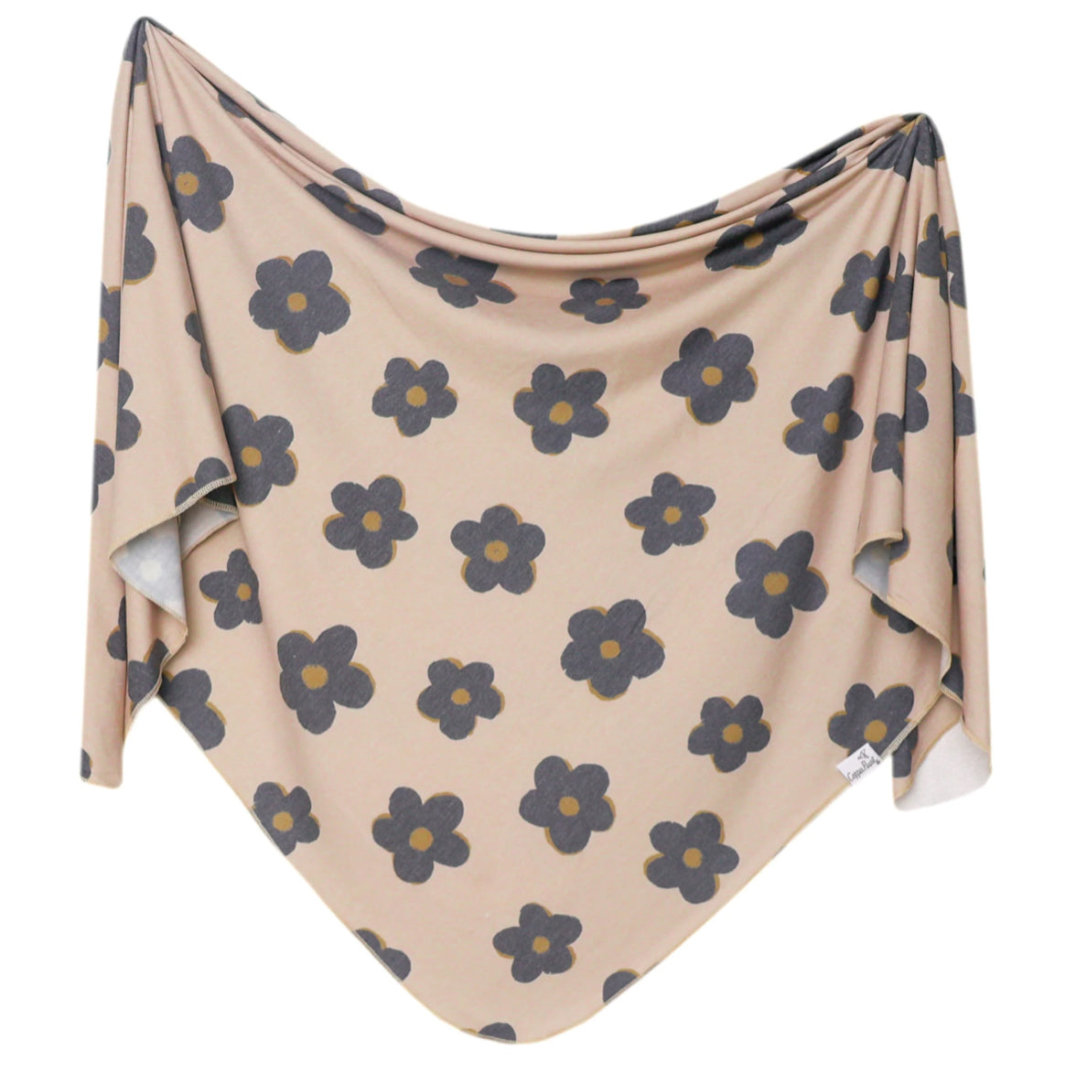 Gemma in Tan Swaddle Blanket