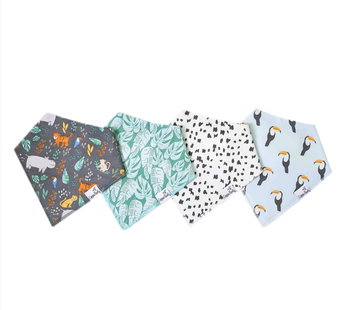 Bengal Bandana Bib Set (4-pack)