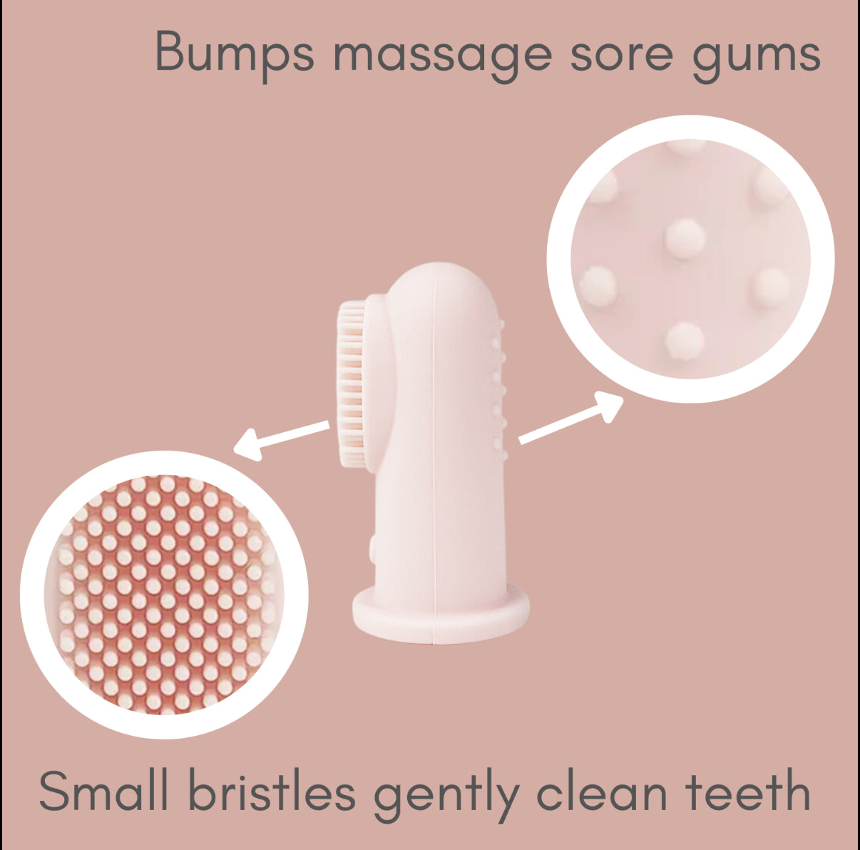 Baby Finger Toothbrush & Tongue Cleaner Oral Set (3m+)