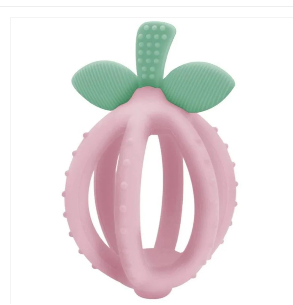 Itzy Bitzy Biter Ball Teether- Pink Lemon