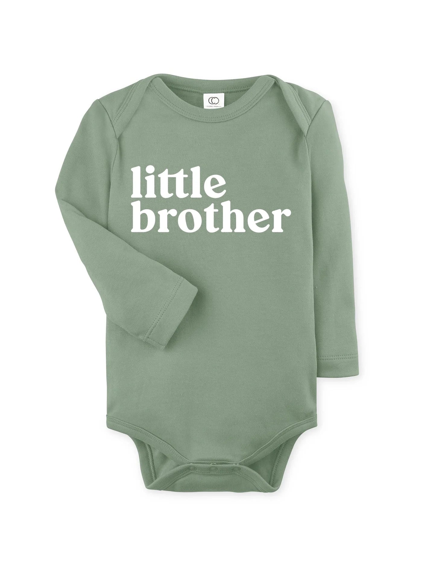 Organic Cotton Little Brother Bodysuit - Clay