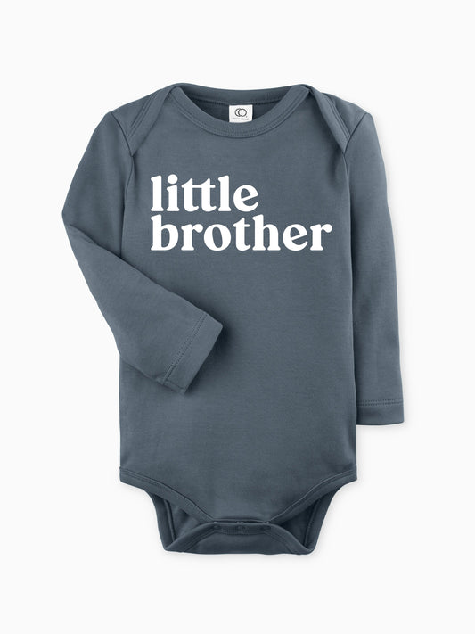 Organic Cotton Little Brother Bodysuit - Harbor