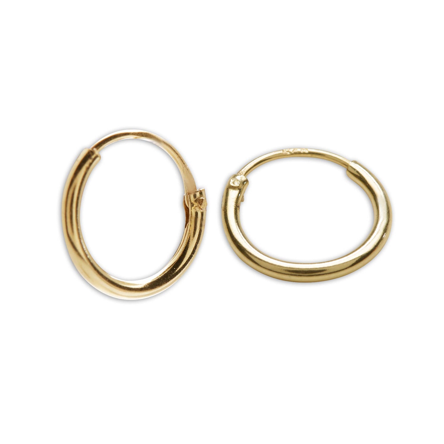 14K Gold-Plated Endless Hoop Earring