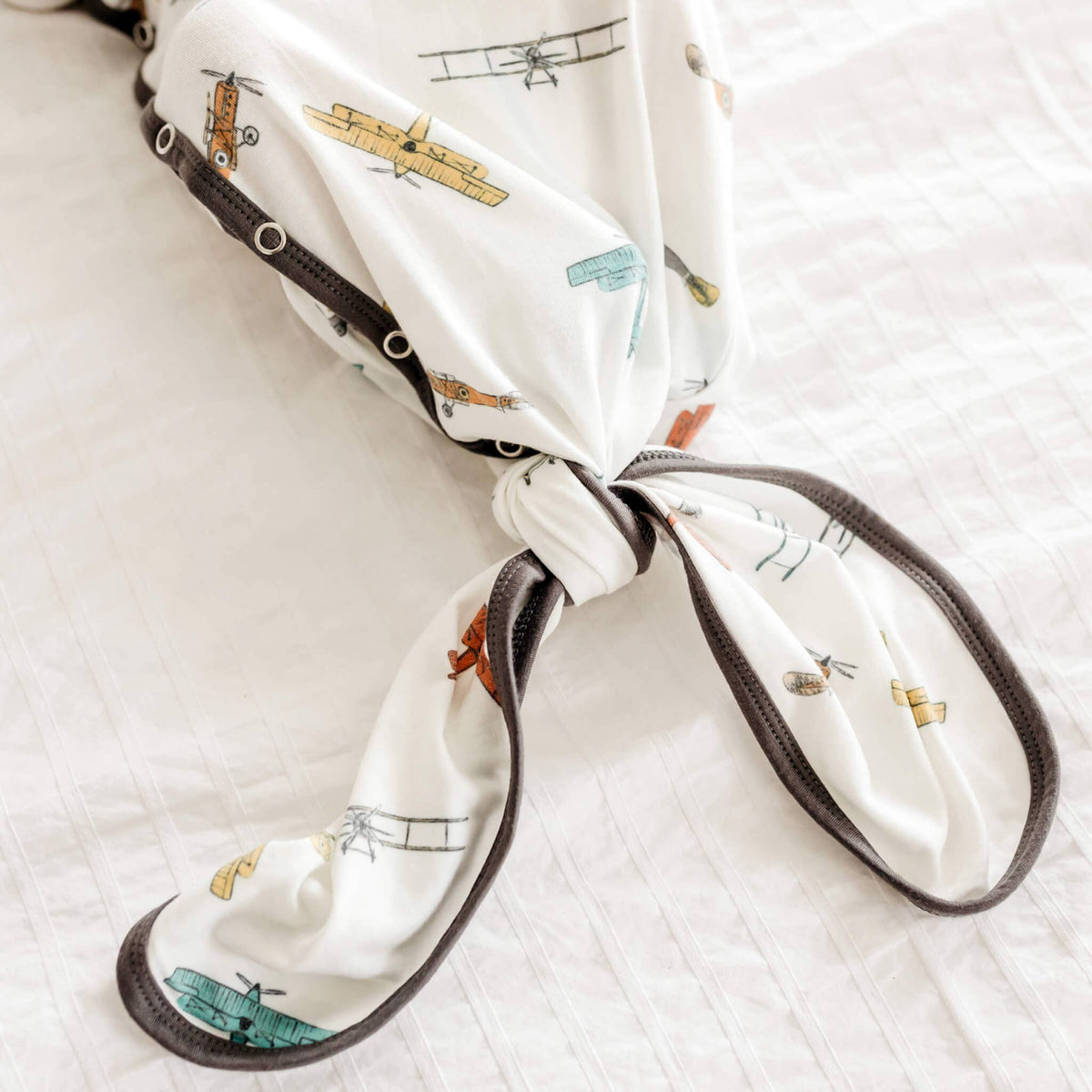 Copper Pearl - Newborn Knotted Gown - Ace