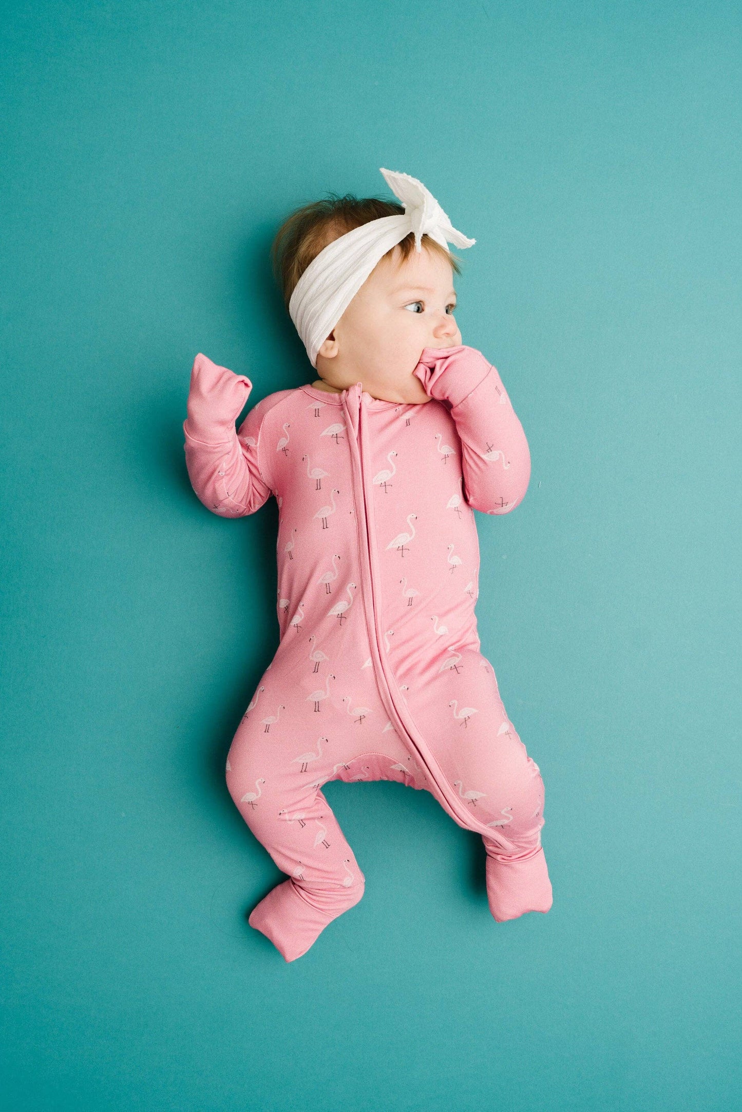 Pink Flamingo Bamboo Sleeper