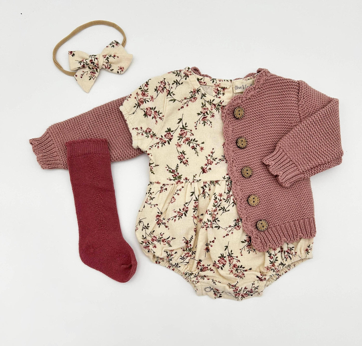 Anessa Romper Set: 2pc + Sand socks