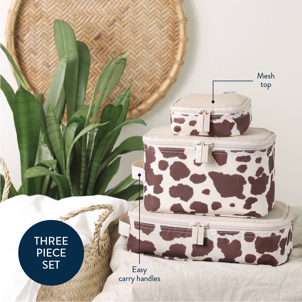 Cow Print Pack Like a Boss™ Packing Cubes