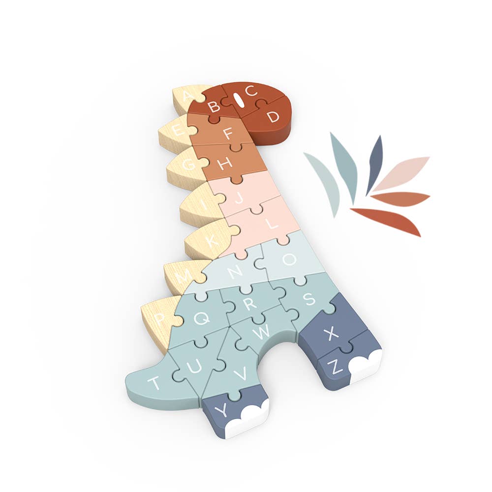 ABC Wooden Dino puzzle