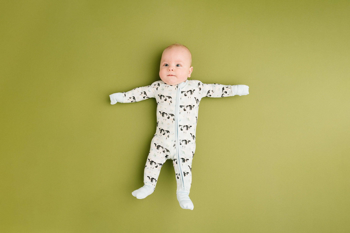 Little One Shop - Dairy Cow Bamboo Sleeper: Preemie