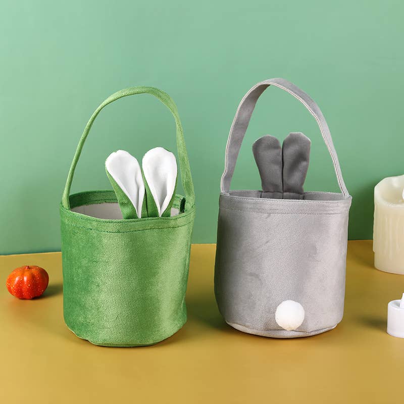 Small Easter Basket: White&blue