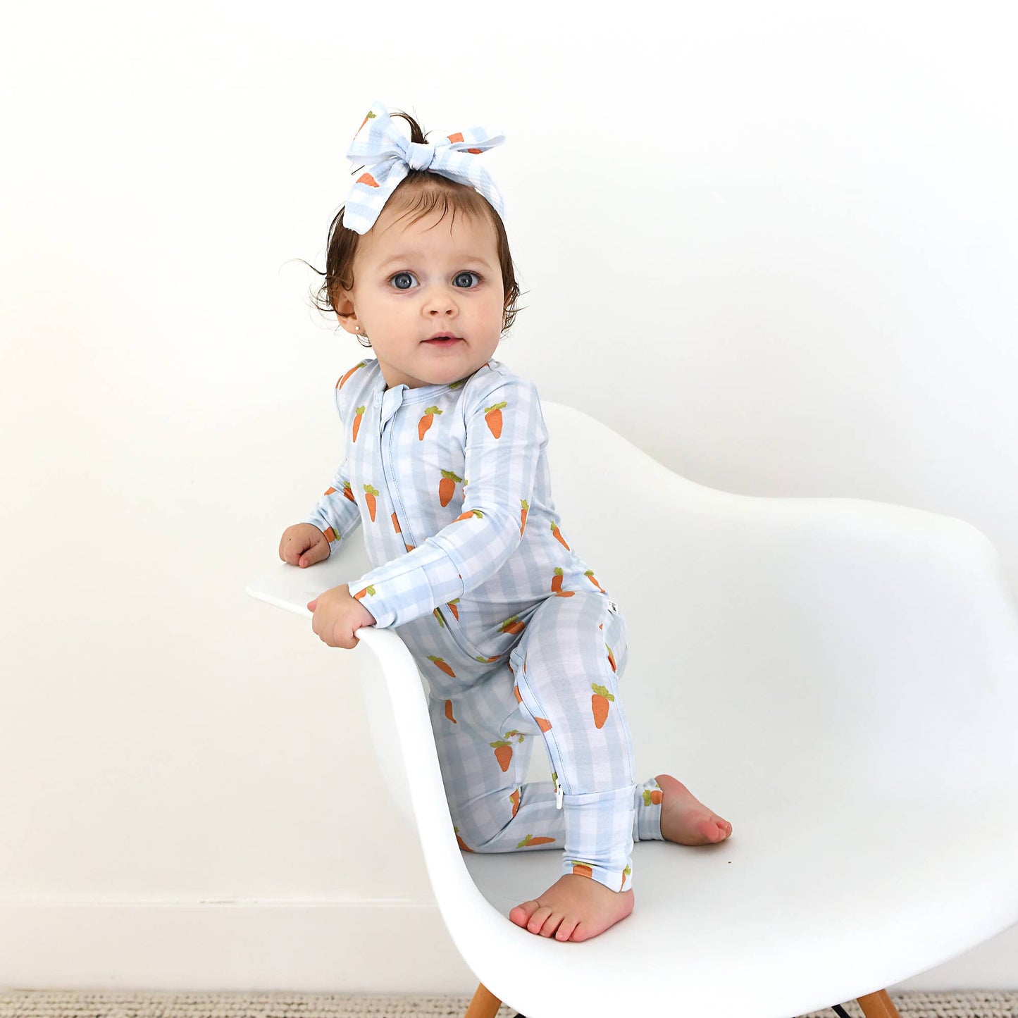 Henry Carrot Gingham Easter Outfit Sleepies