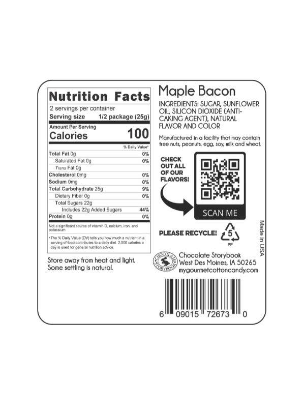 Maple Bacon Cotton Candy