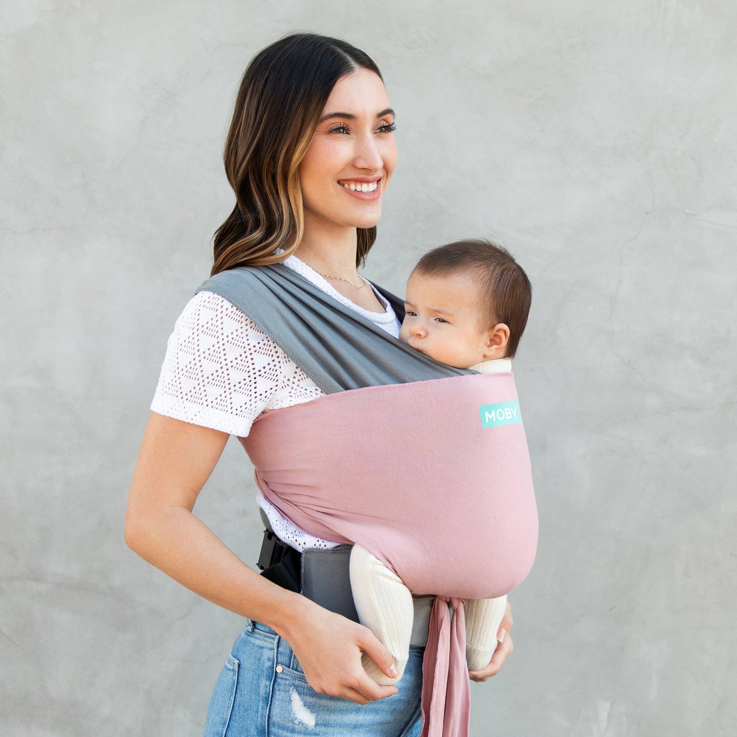 Moby Easy Wrap Dusty Rose