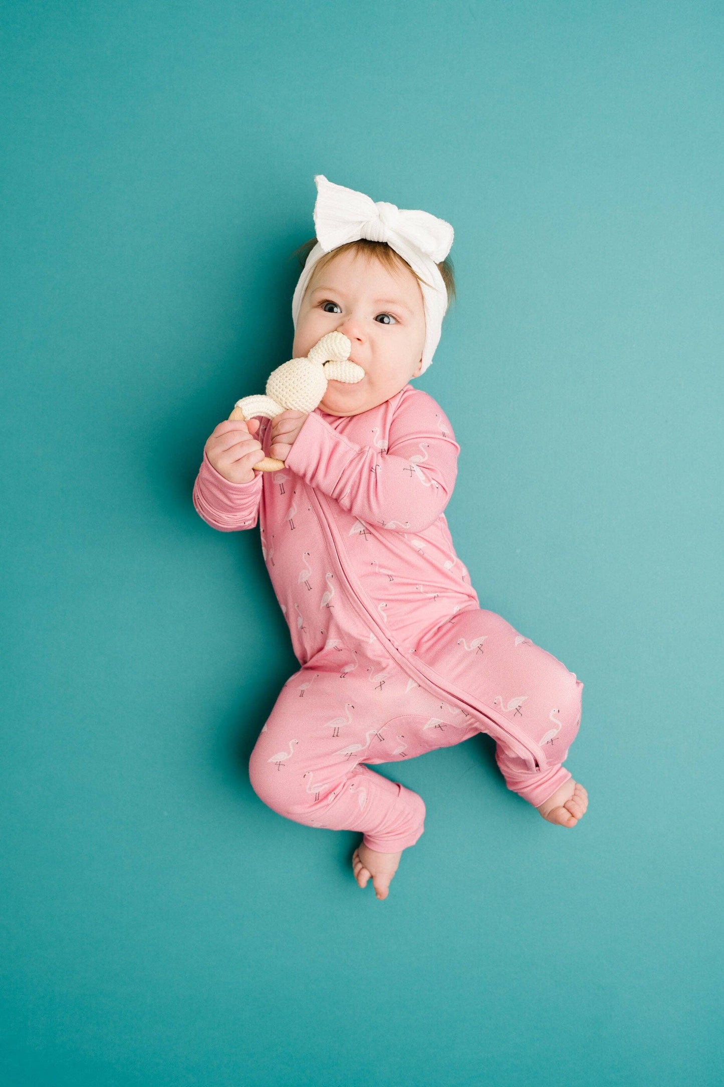 Pink Flamingo Bamboo Sleeper