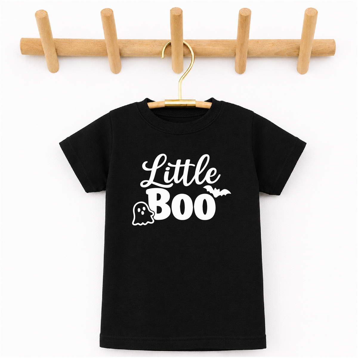 Little Boo Halloween Onesie and Kids T-Shirt