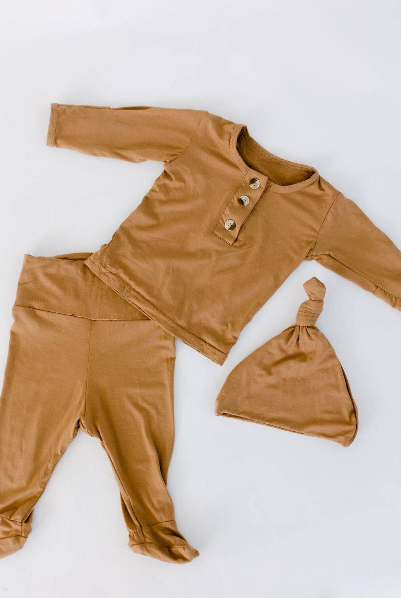 Top and Bottom Outfit & Hat Set