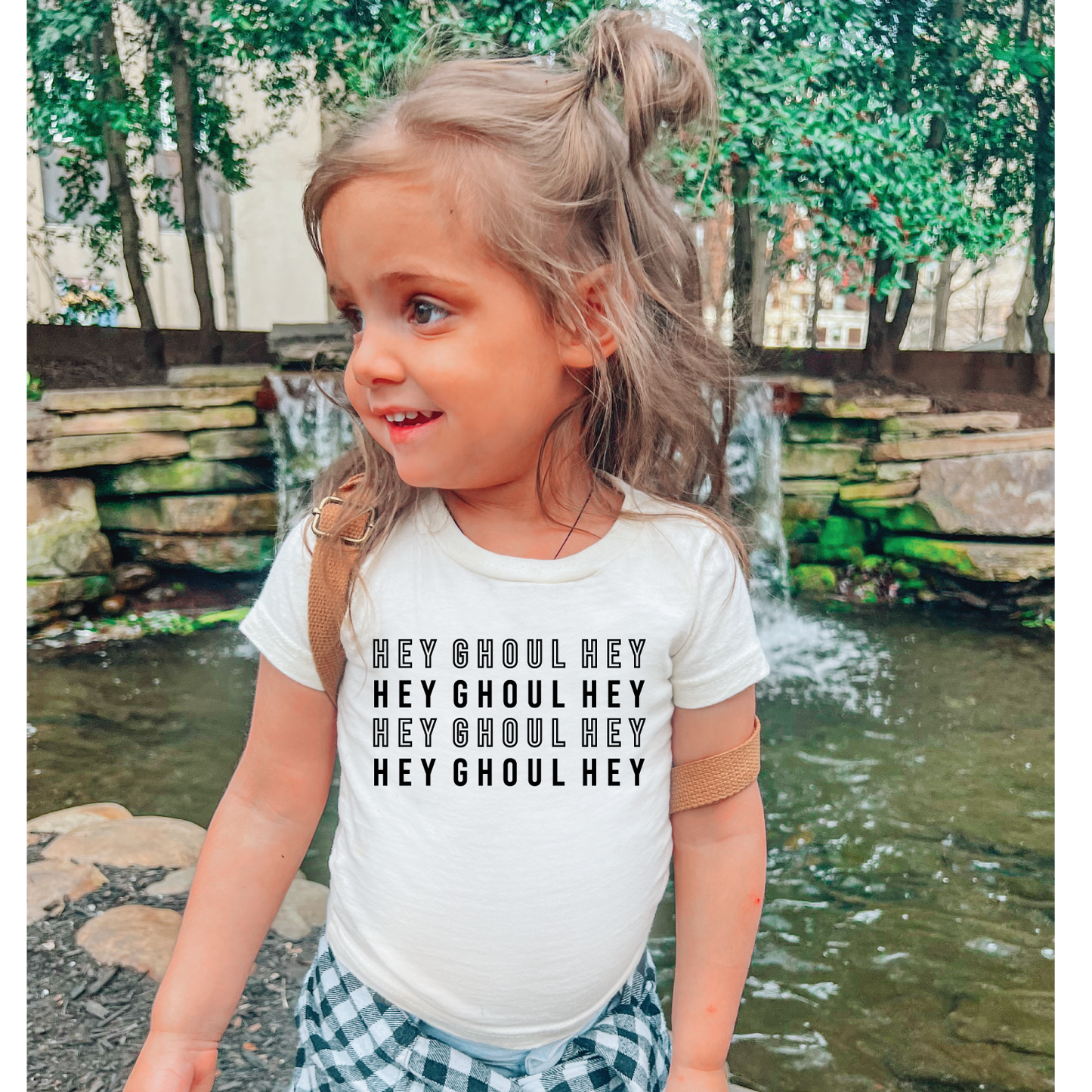 Hey ghoul hey toddler tee