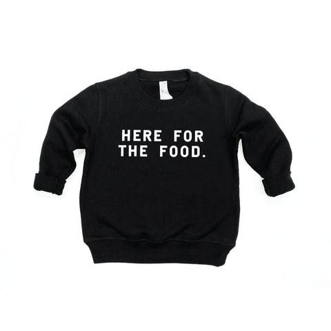 Here for the Food Kids Pullover