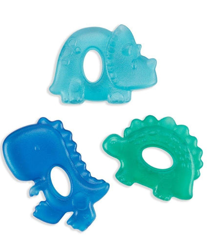 New Cutie Coolers Dino Water Filled Teether (3 pack)