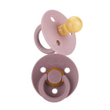 Itzy Soother Rubber Pacifier Set: Neutral Natural