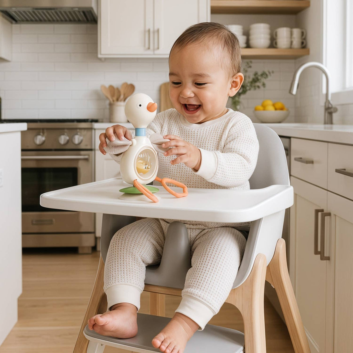 High Chair Sensory Toy Goose