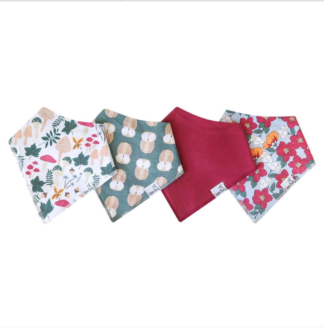 Ivy Bandana Bib Set (4-pack)