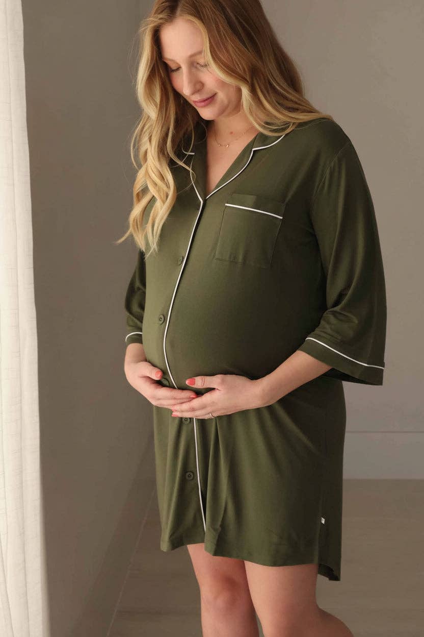 - Labor & Delivery Nightgown | Olive: