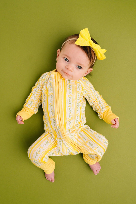 Sunny Meadow Stripe Bamboo Sleeper