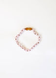 Pure Gemstone + Rose Quartz || Anklet or Bracelet: 6"