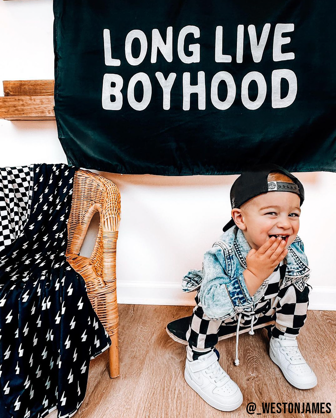 Long Live Boyhood Banner: Original 36x26"